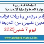 لوائح مرشحي مباريات توظيف مساعدين تقنيين من الدرجة الثانية ليوم 7 شتنبر 2025