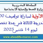 اللوائح الأولية لمباراة توظيف 100 تقنيا من الدرجة الثالثة في عدة تخصصات ليوم 14 شتنبر 2025