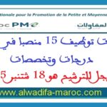 مباريات توظيف 15 منصبا في عدة درجات وتخصصات. آخر أجل للترشيح هو 18 شتنبر 2025