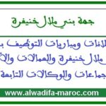 مباراة مشتركة لتوظيف 89 منصبا من أطباء عامين، أطباء بيطريين، ممرضين، تقنيي الصحة، تقنيين بأقاليم جهة بني ملال -خنيفرة. آخر أجل هو 15 دجنبر 2025